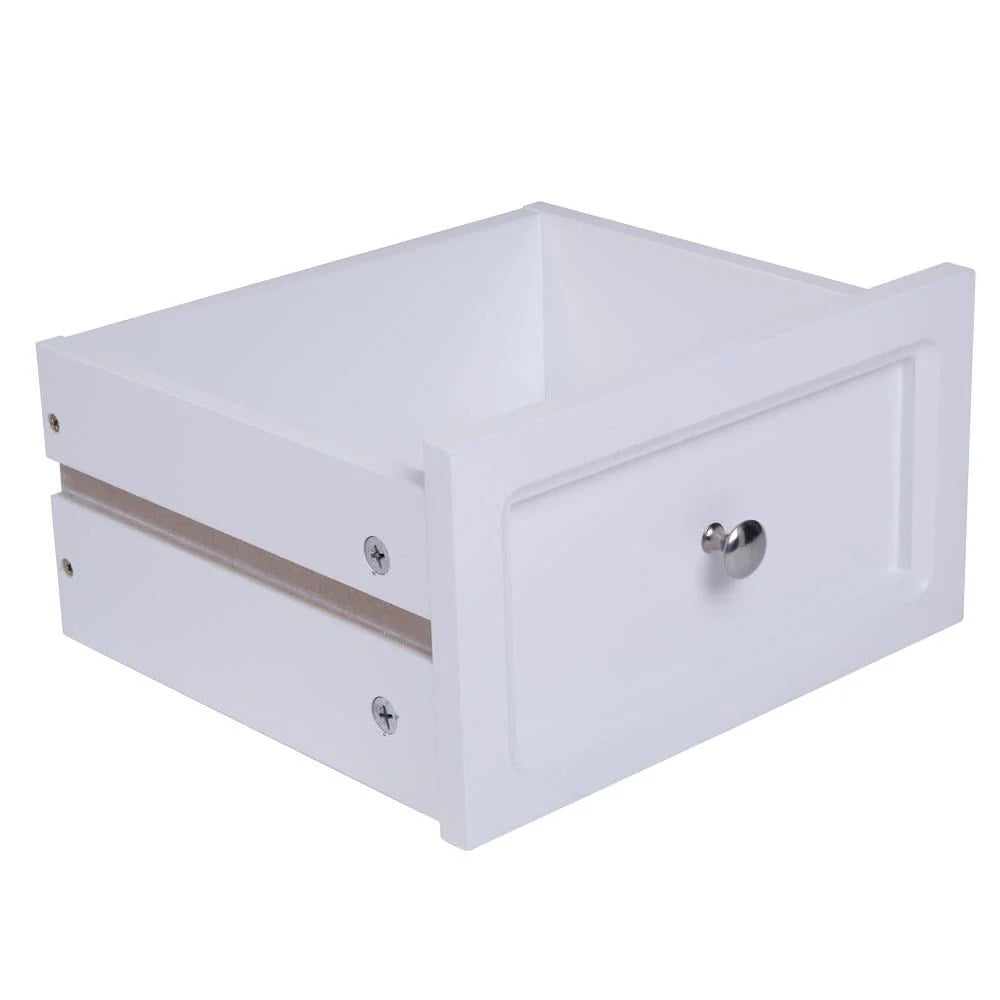 UBesGoo Set of 2 Nightstand, Side Table Night Table,White