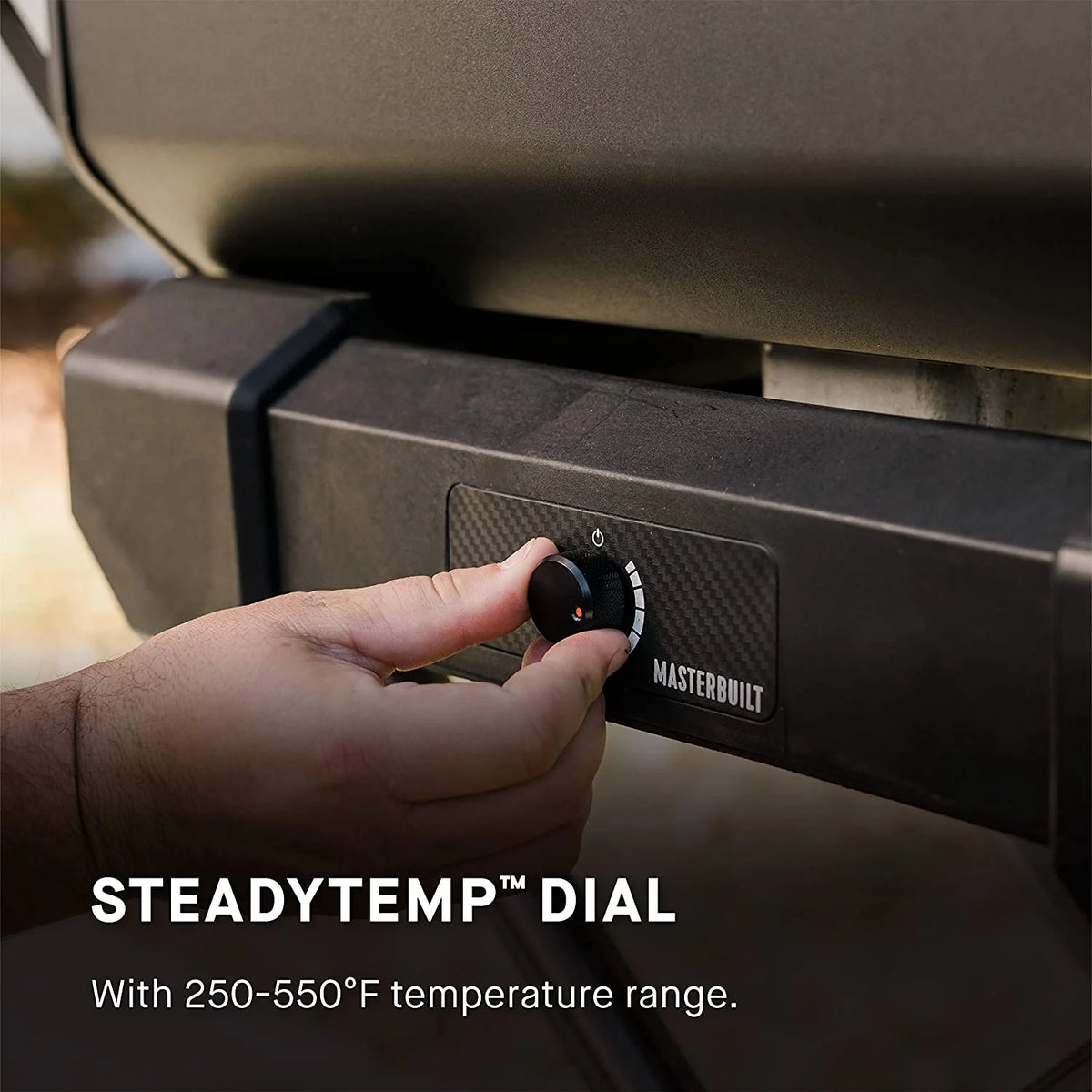 Masterbuilt Portable Charcoal Grill and Smoker with Analog Temperature Control