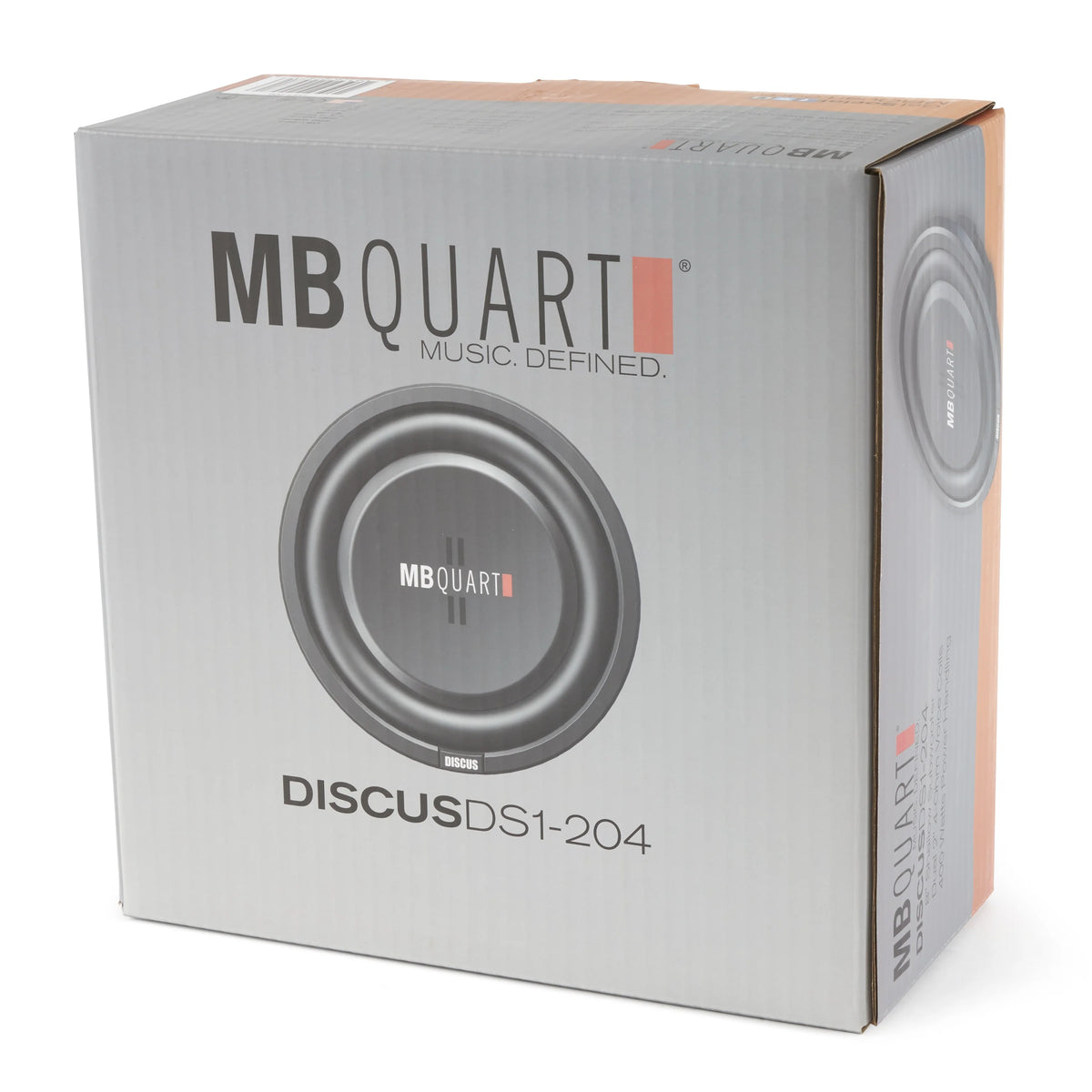 MB Quart DS1-204 400 Watt 8 Inch Shallow DVC 4 Ohm Car Subwoofer Speaker Pair