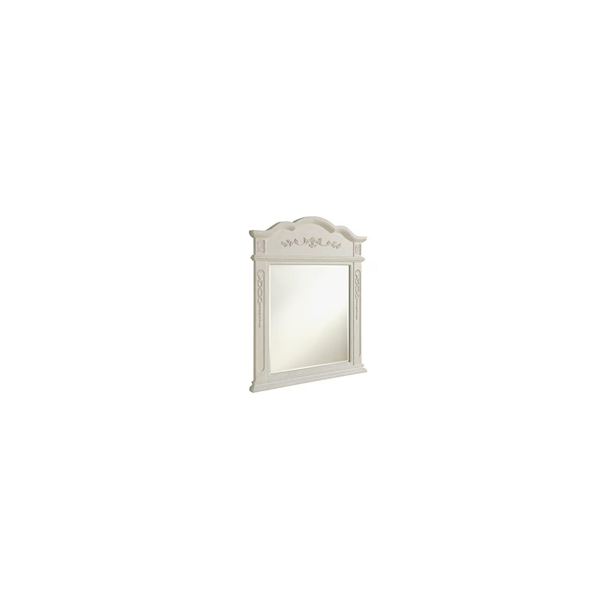 32 in. Traditional Mirror in Antique Beige