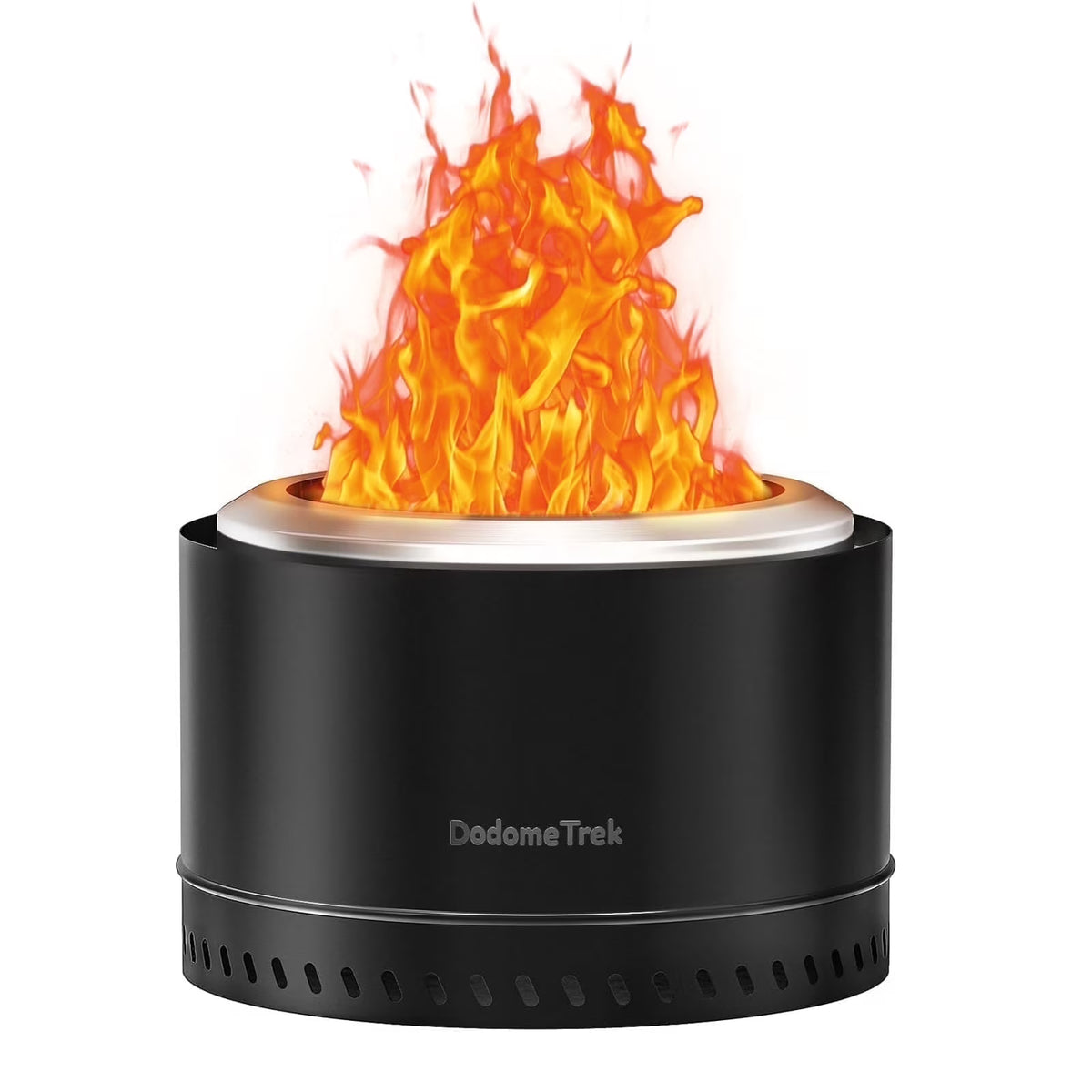 Dodometrek Smokeless Portable Outside Fire Pit, 20in Stainless Steel