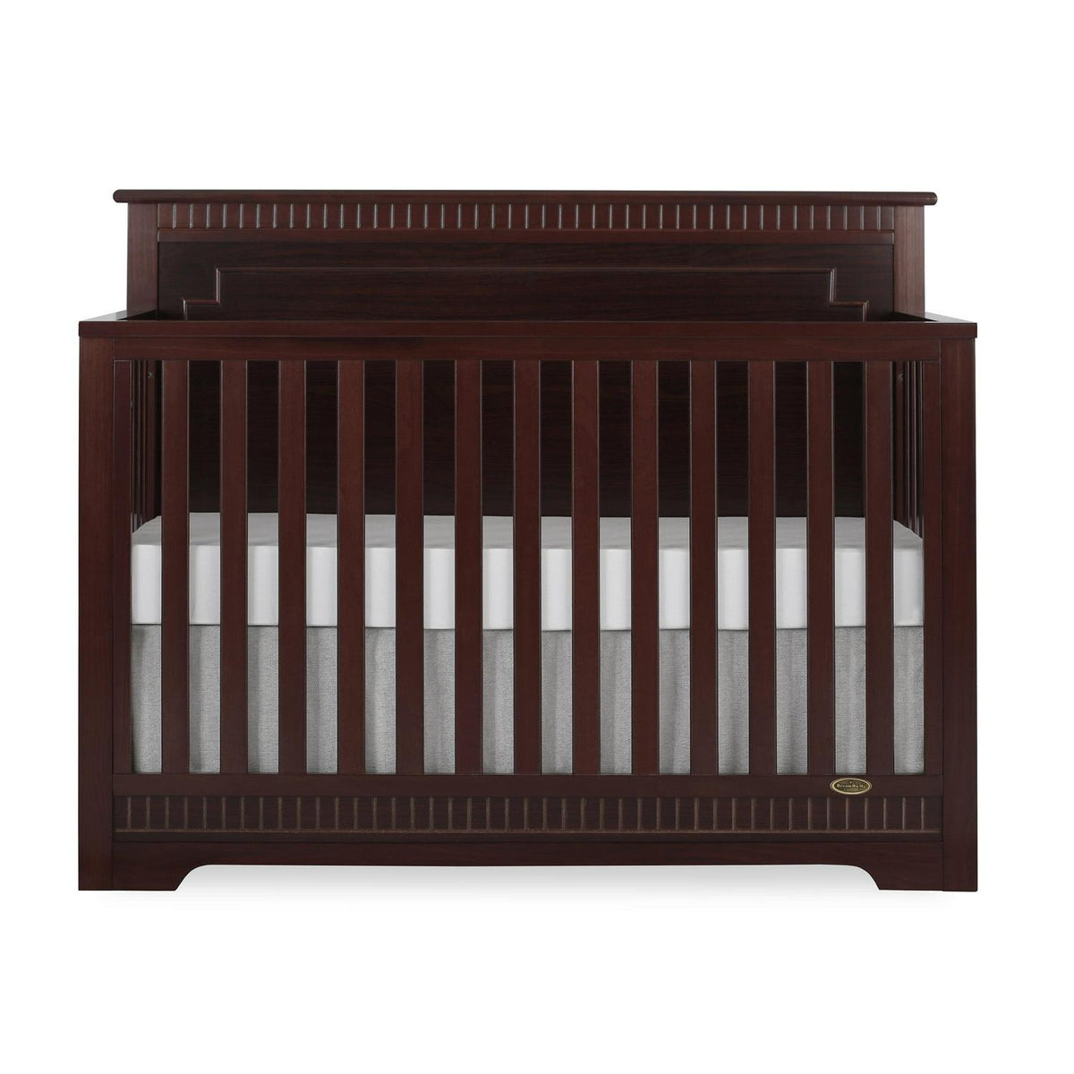 Dream On Me Morgan 5-in-1 Convertible Crib. Cherry