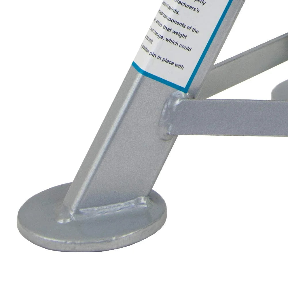Esco 10498 3 Ton Adjustable Performance Jack Stand with Removable Rubber Top