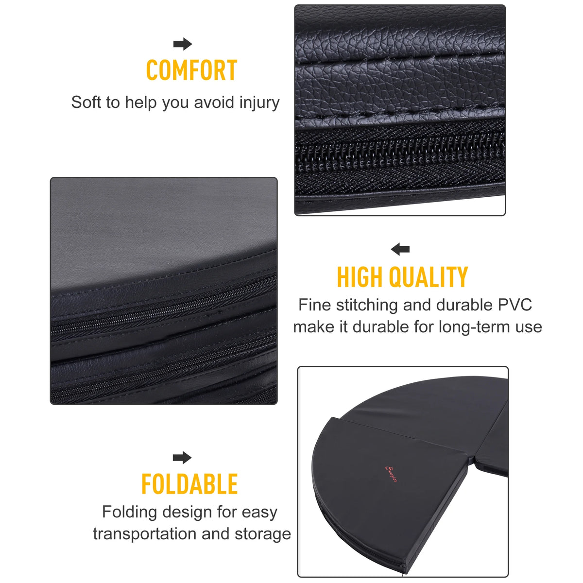 Soozier Extra-Protective Pole Dance Mat, Pole Crash Mat