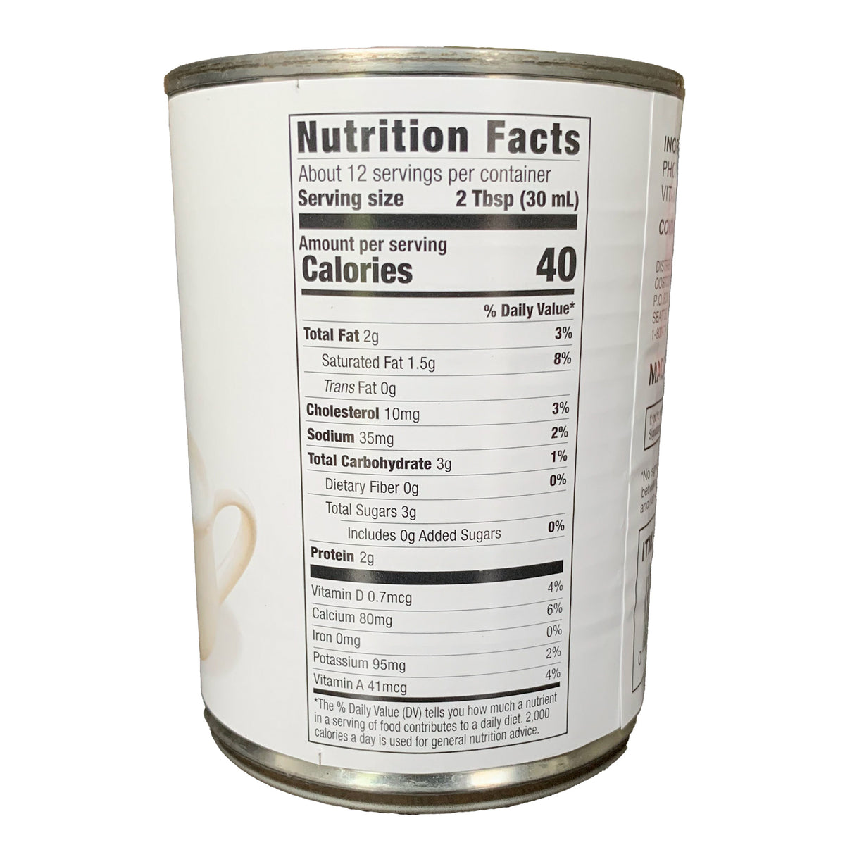Kirkland Signature, Evaporated Milk, 12 fl oz, 12-Count