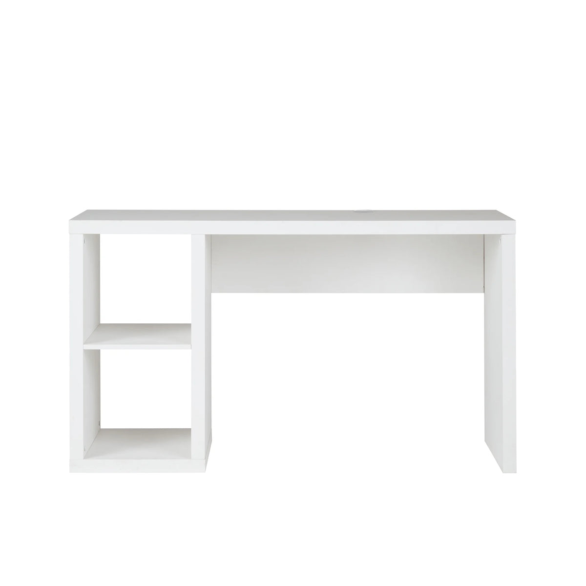 Better Homes & Gardens Cube Storage Office Desk, White Texture