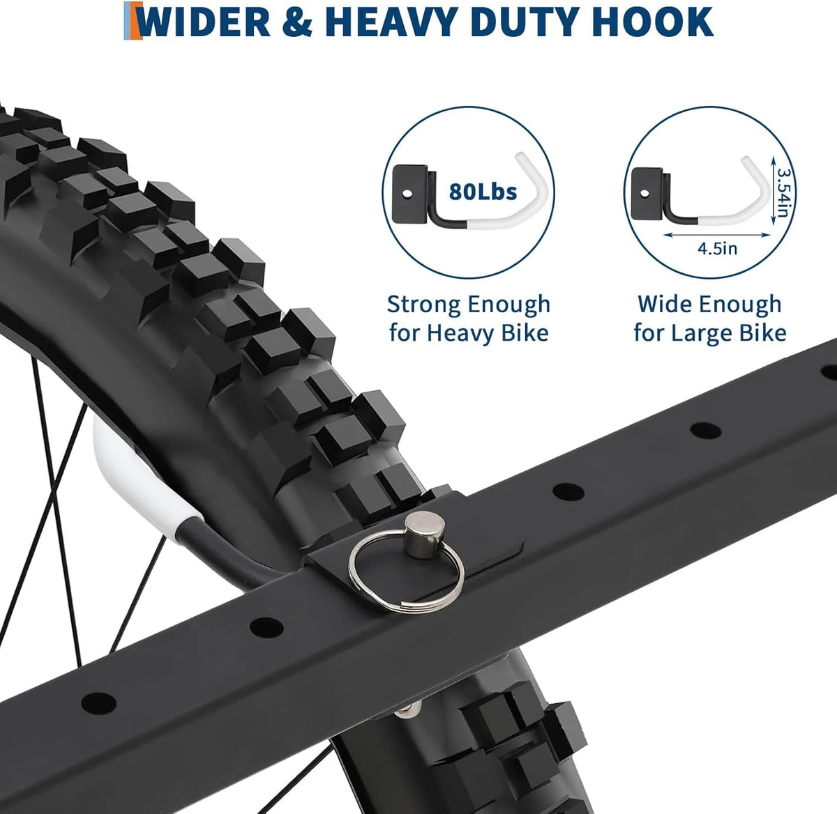 Floor Bike Rack Garage Free Standing with 5 Hooks,Vertical Bike Stand Bicycle Storage,Bike Hangers for Garage Indoor Use for 5 Bicycles, Metal Floor Mount,Up to 300lbs,46in W,Adjustable Height