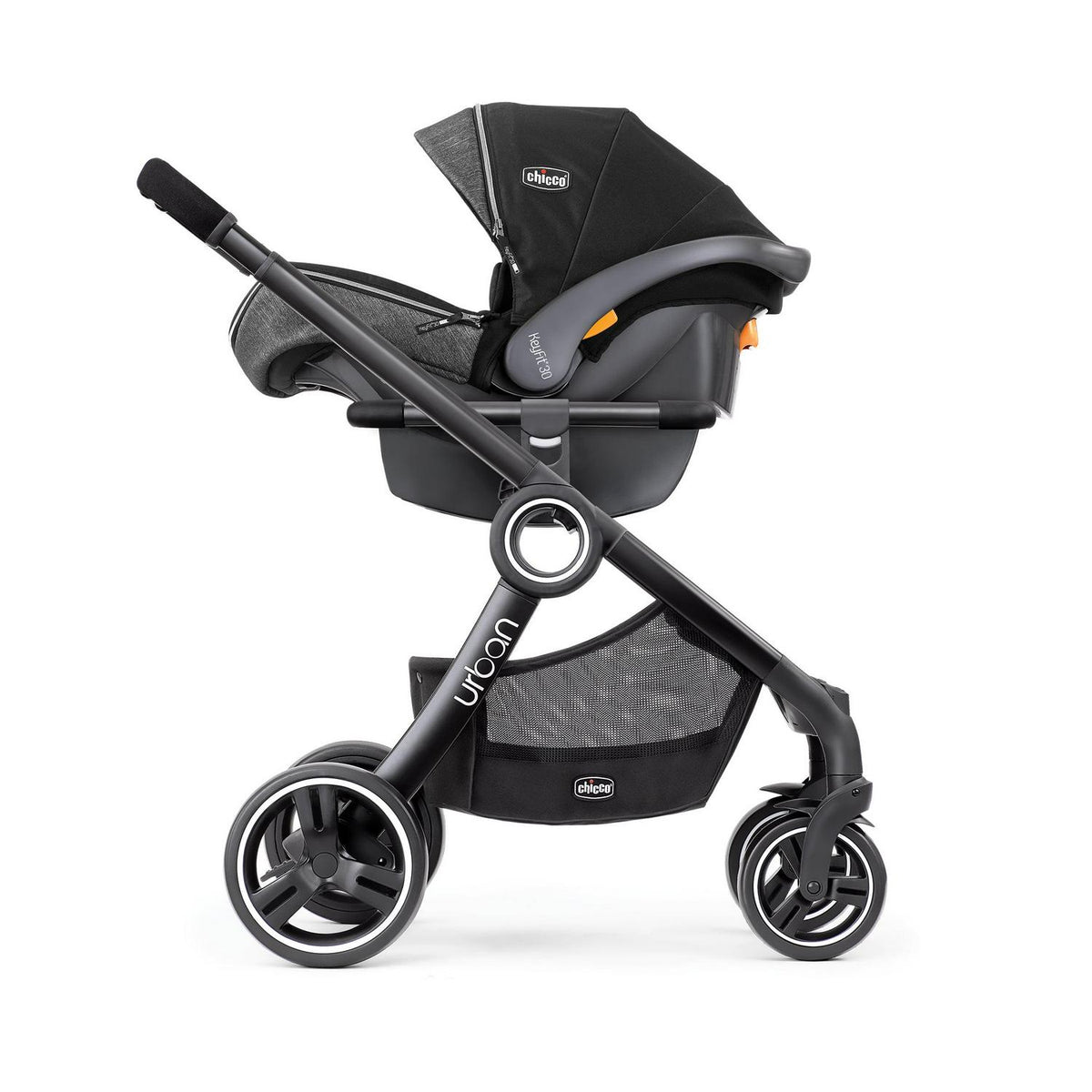 Chicco KeyFit 30 Zip 30 lbs Infant Car Seat - Black (Black)