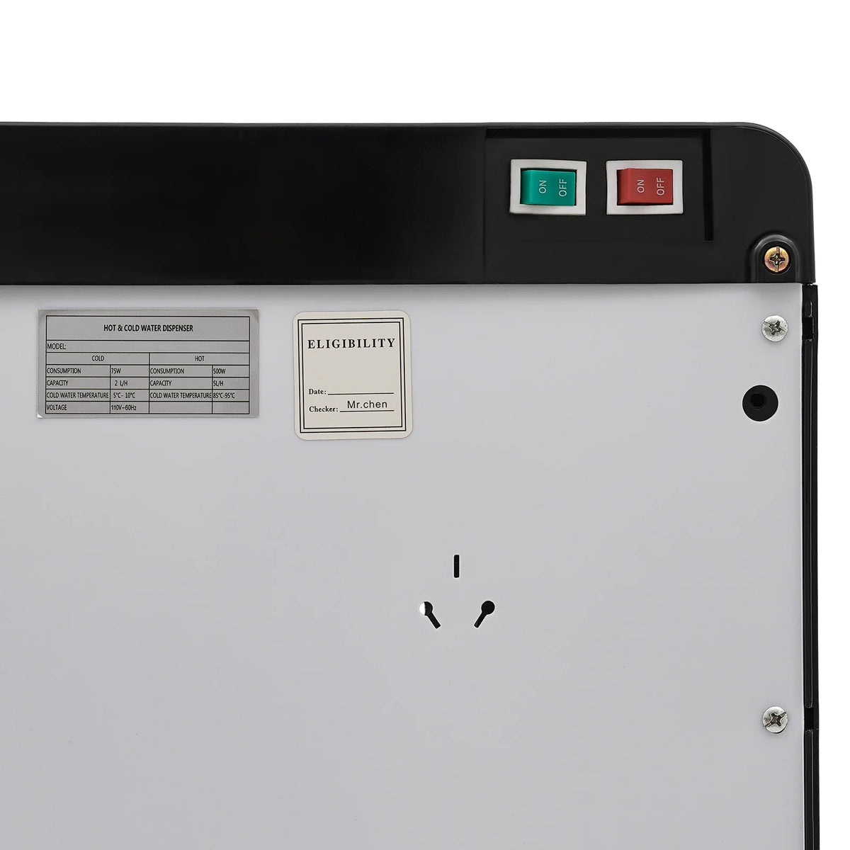 Bottom Loading Water Cooler Dispenser, 110V Hot & Cold Standing Water Dispenser, PP Hot and Cold Water Dispenser