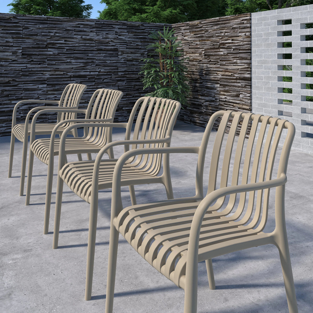 Urban Elements Perry 11-Piece Teak Finish Wood 100% FSC Patio Extendable Dining Set Black