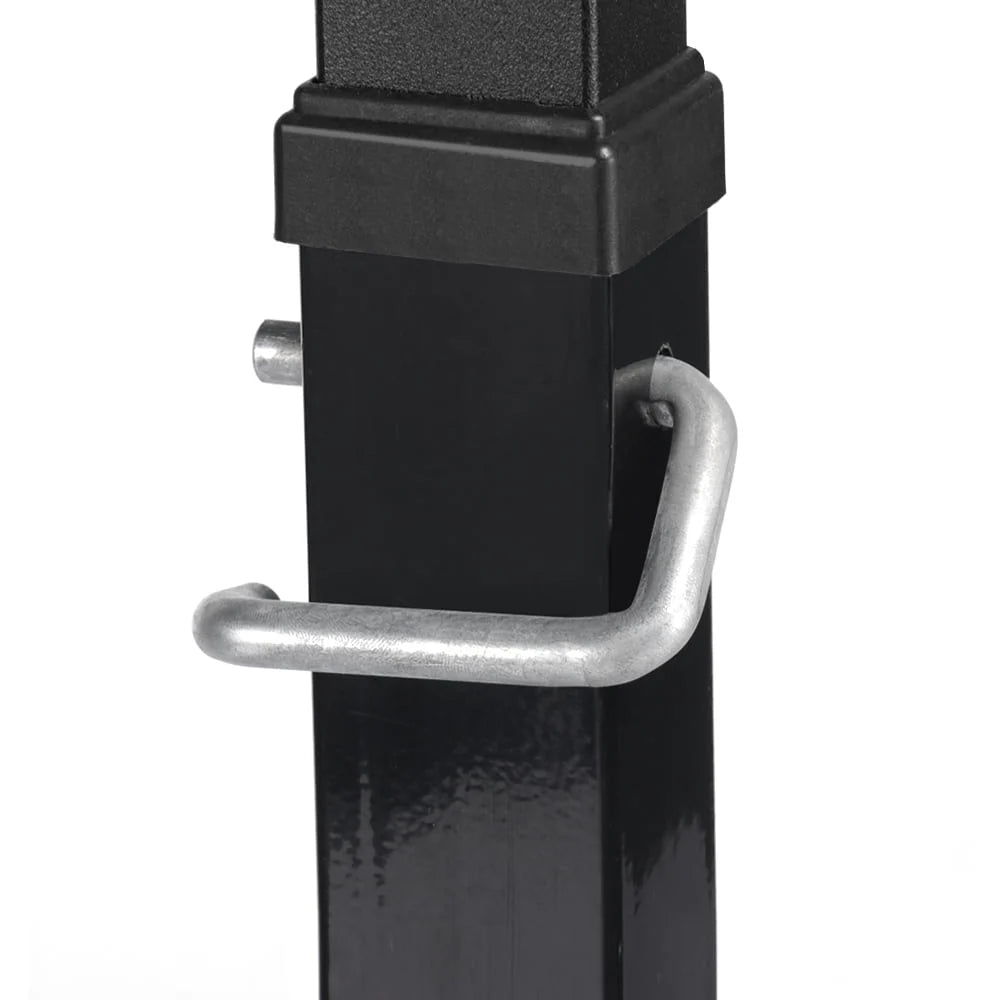 Yaheetech 2 Pieces Adjustable Rack Standard Solid Steel Squat Stands Barbell Free Press Bench