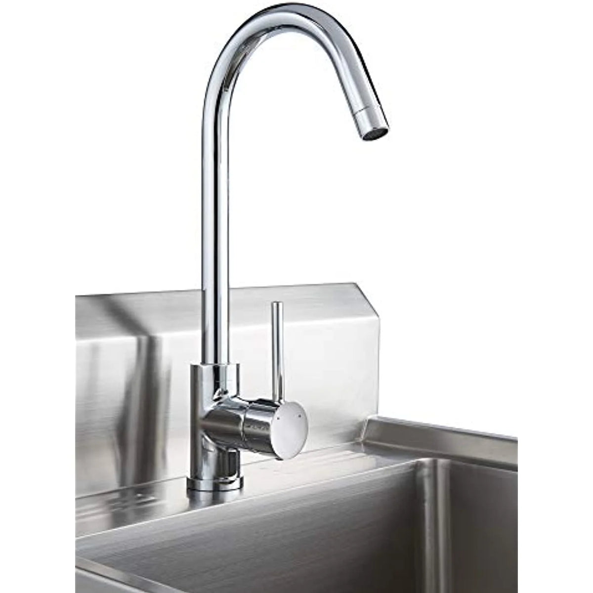 TRINITY Basics Stainless Steel Utility Sink w/ Faucet | NSF Certified