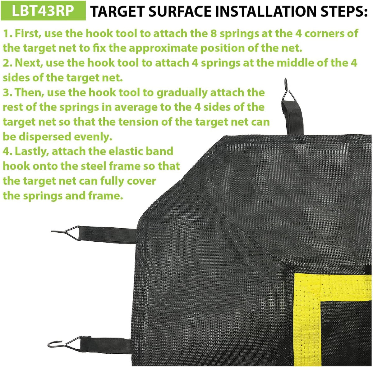 Champion Sports Replacement Parts ONLY For Deluxe Rebounder: USE WITH LBT43 ONLY