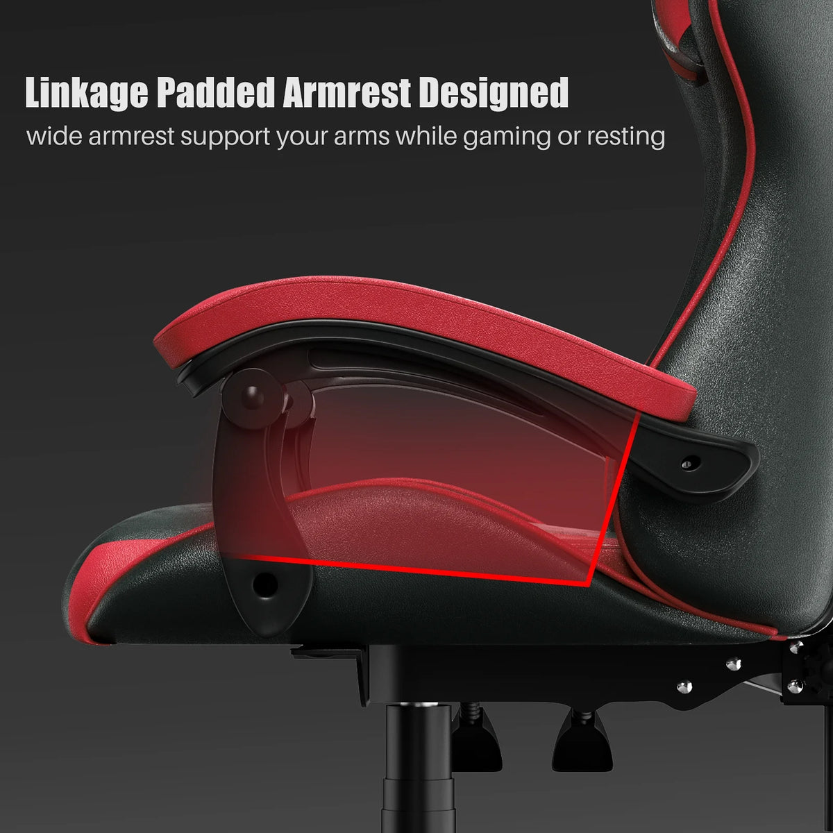 Bigzzia Gaming Chair Pu Leather Office Chair with Ergonomic Lumbar Pillow, Reclining Racing Game Chair Backrest and Seat Height Adjustable Swivel Recliner,Esports Chair with Headrest,Blue