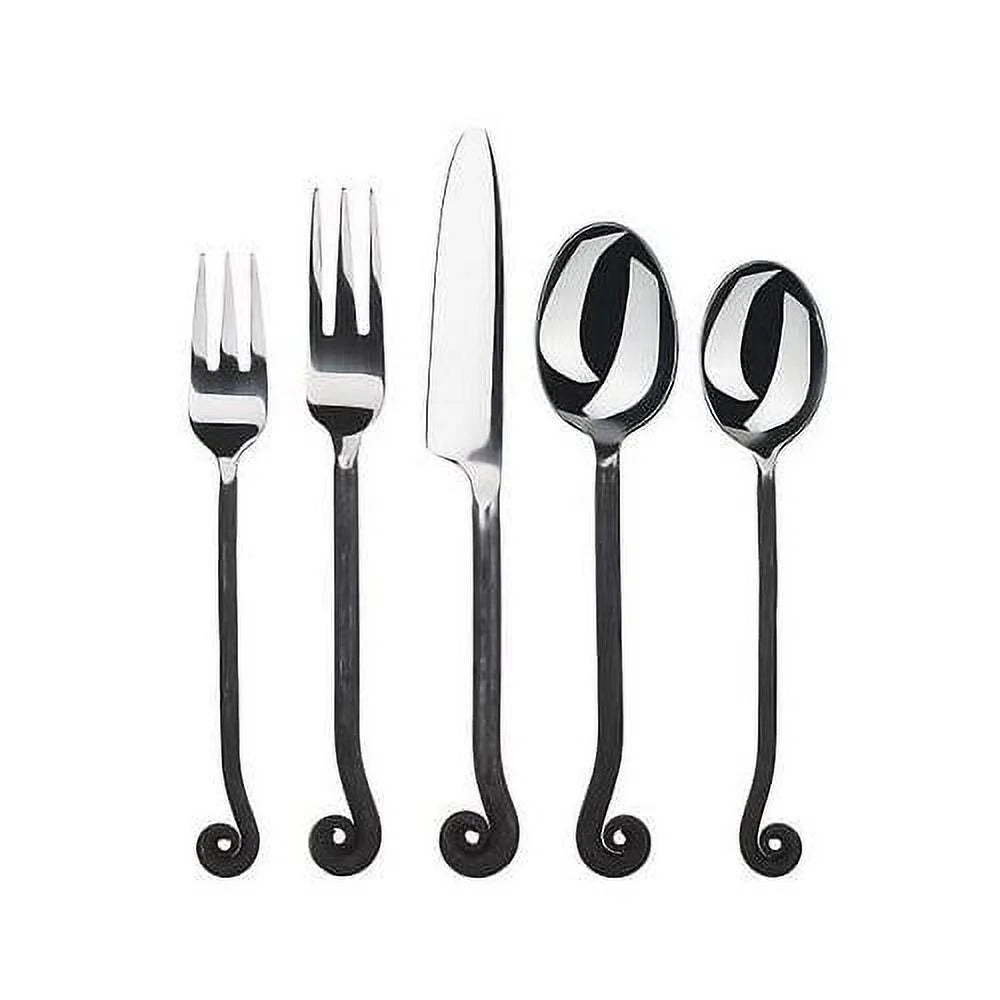 Gourmet Settings (GS) Treble Clef Stainless 20pc Flatware Set (Service for Four)