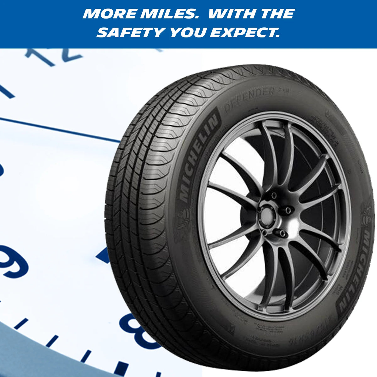 Michelin Defender T + H All-Season 195/60R15 88H Tire Fits: 2005 Honda Civic Reverb, 2004-08 Nissan Sentra Base