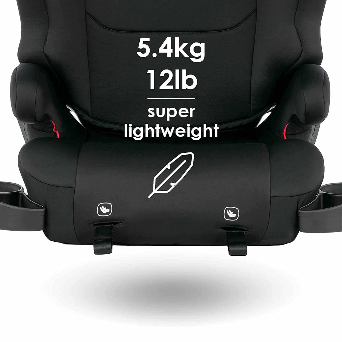 Diono Cambria 2 Latch 2-in-1 XL Highback Booster Car Seat. Black
