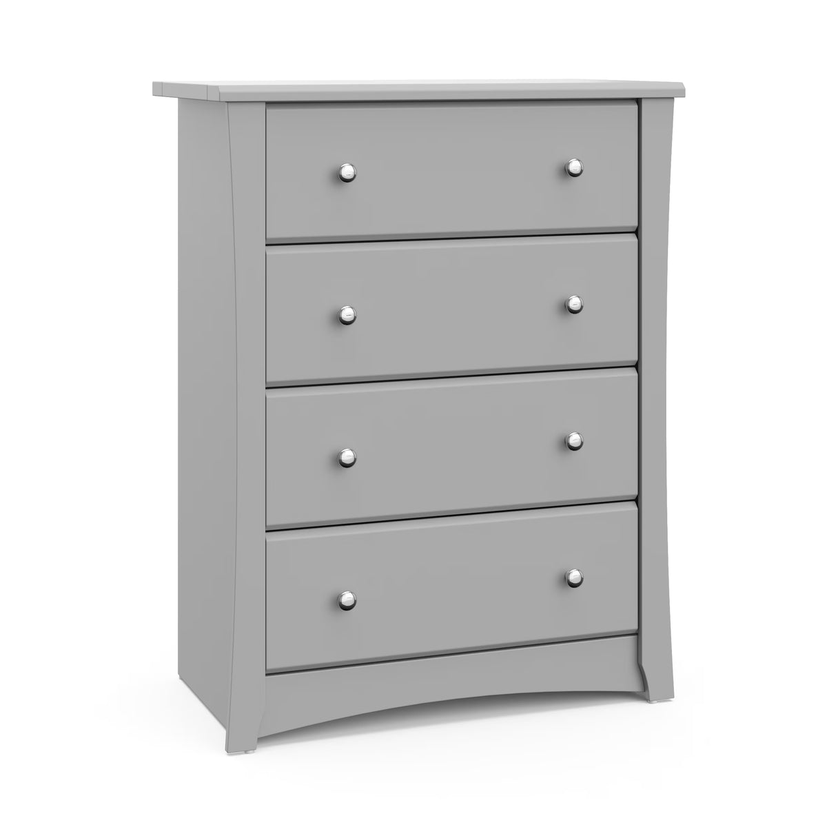 Storkcraft Crescent 4 Drawer Childrens Nursery Dresser, Espresso