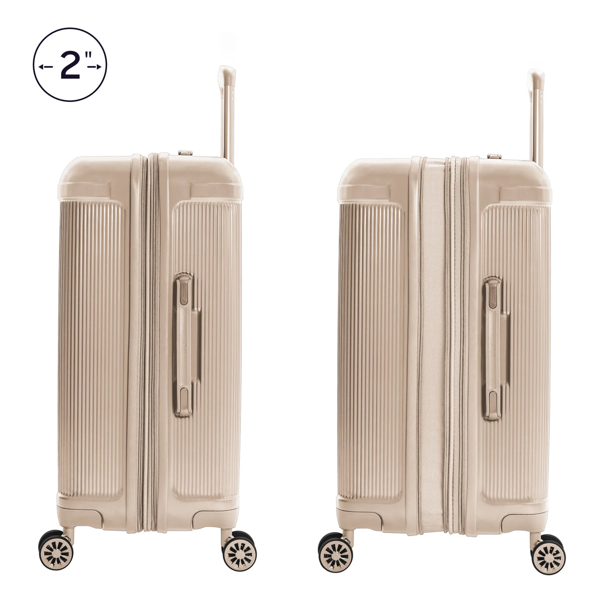 iFLY Hardside Rise 28" Large Checked Luggage, Sand