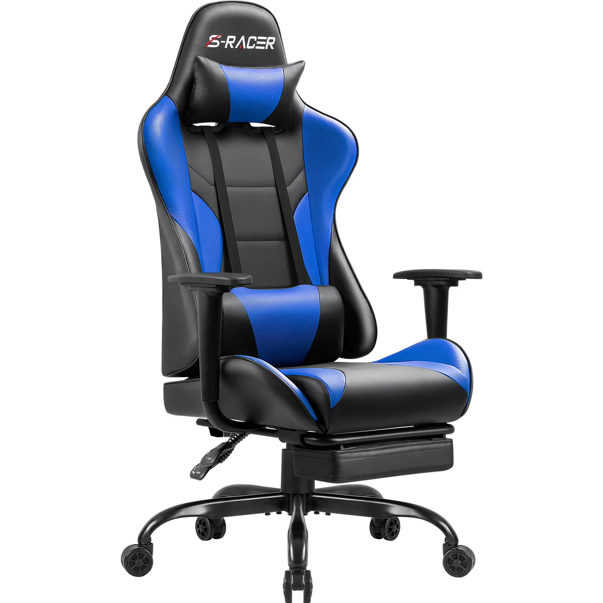 Lacoo High Back Gaming Chair Ergonomic Gaming Computer Chair,Black