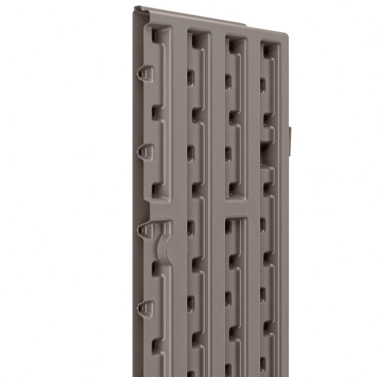 Suncast 2-Shelf Resin Base Cabinet, Platinum Metallic
