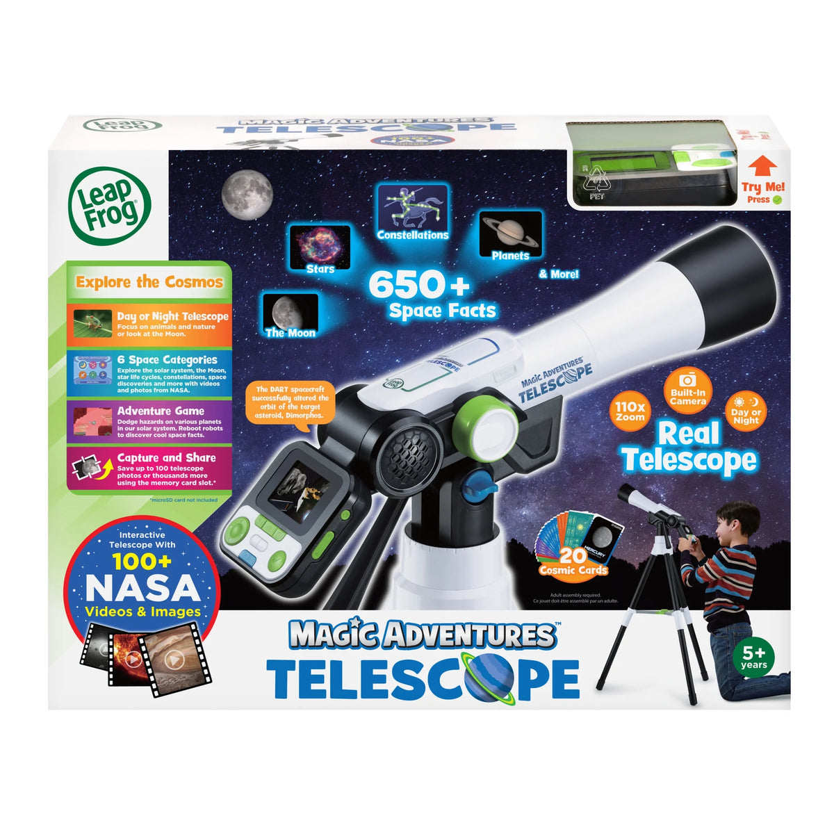 LeapFrog Magic Adventures Telescope with Accessories, Baby and Toddler Toys