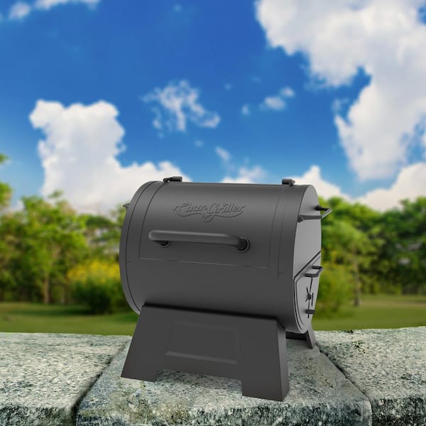 Portable Charcoal Grill or Side Fire Box in Black