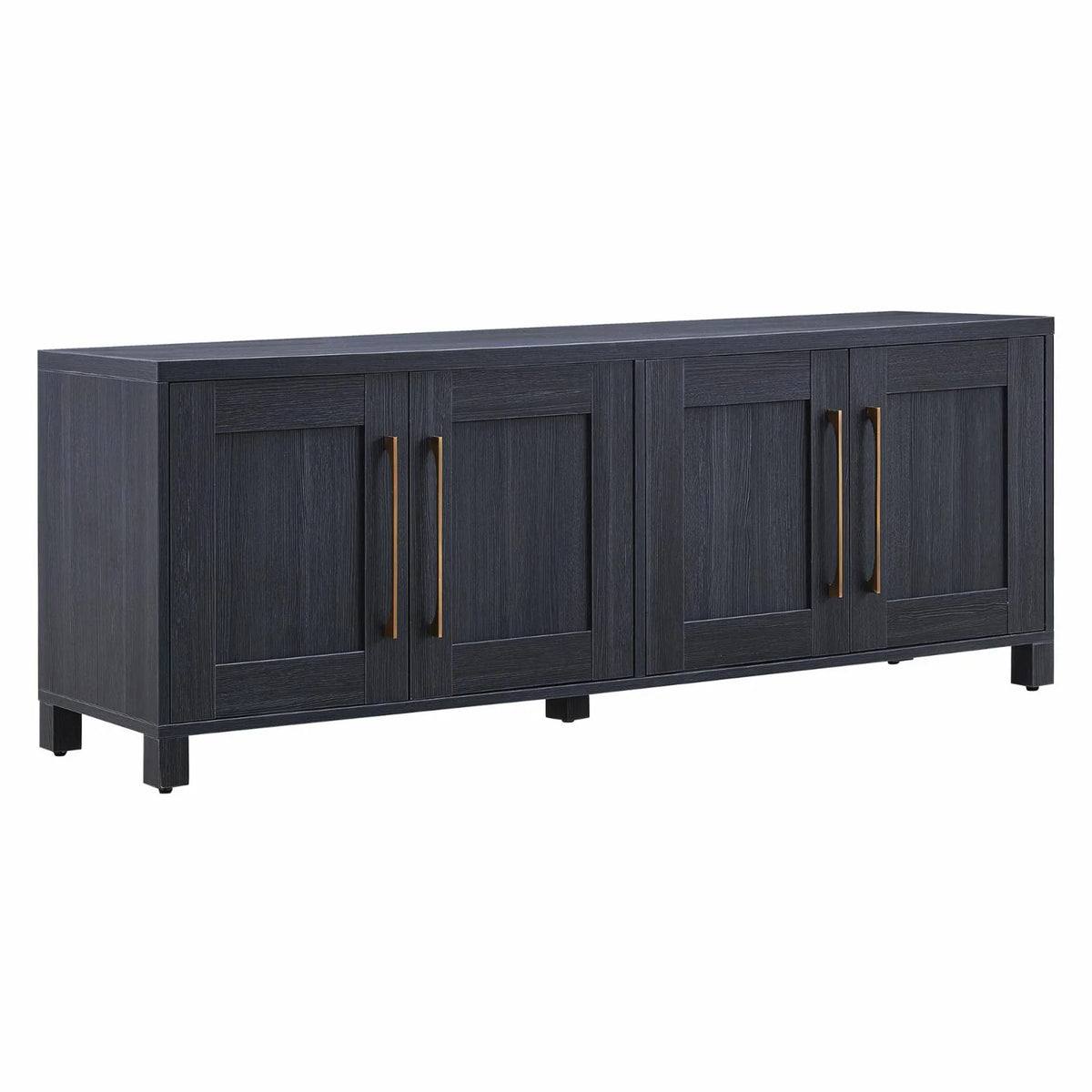 Evelyn&Zoe Chabot Rectangular TV Stand for TV's up to 75", Alder Brown