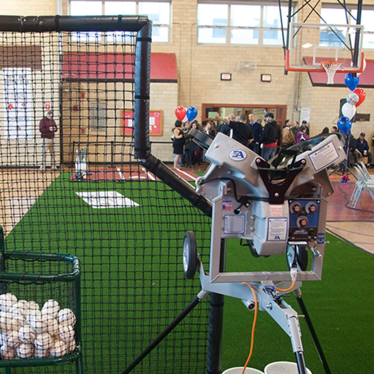 Baseball Hack Attack Jr. Three Wheel Pitching Machine by Sports Attack