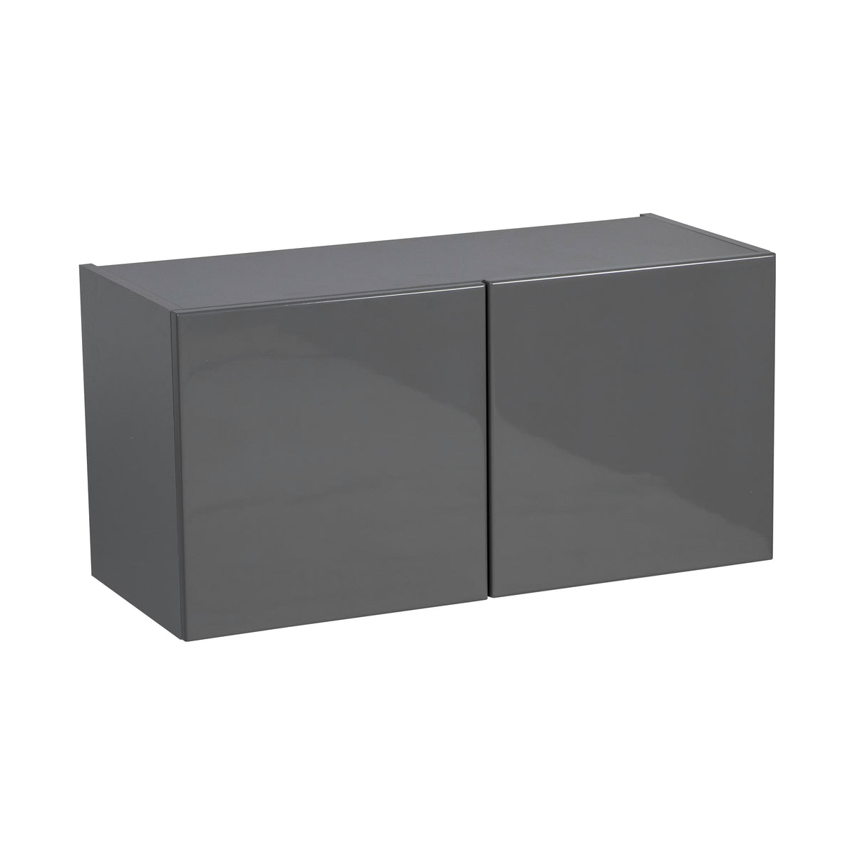 24" x 18" Wall Cabinet-Double Door-with Black Matte door
