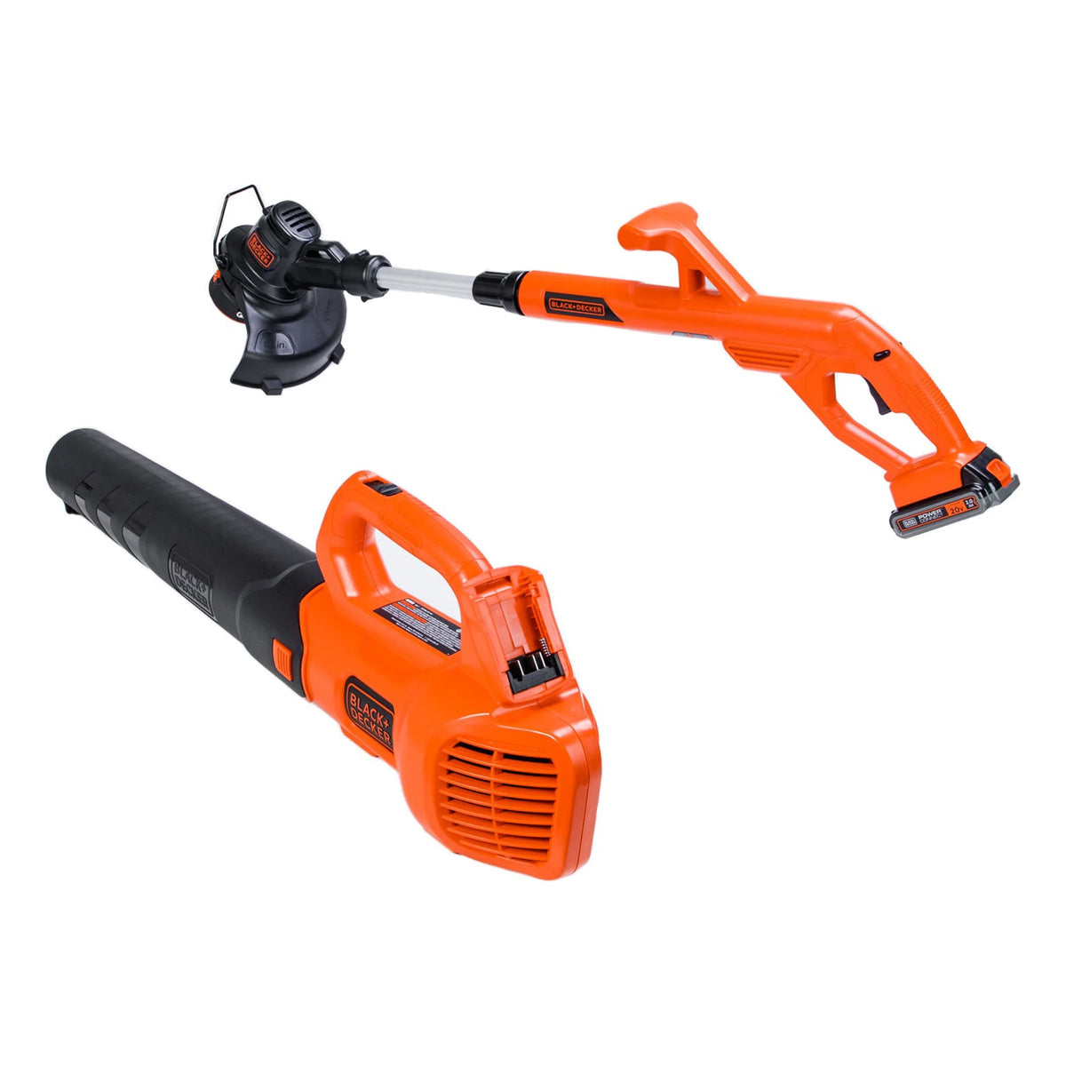 BLACK+DECKER 20V MAX* Leaf Blower and String Trimmer Combo Kit, (BCK279D2)