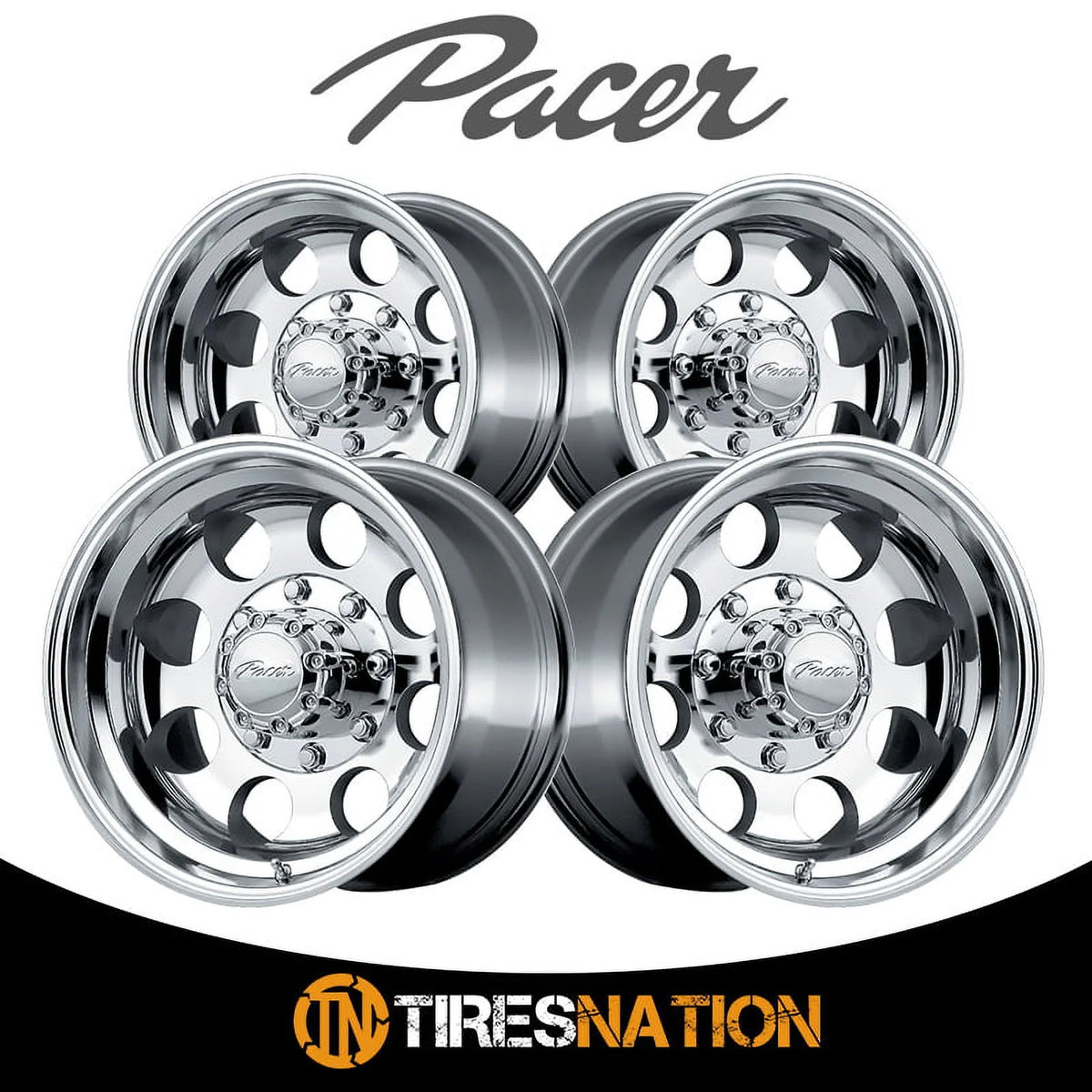 Pacer 164P-6887 16X8 8X170 (-06) PAC 164P LT Mod Polished (HB 130.18)