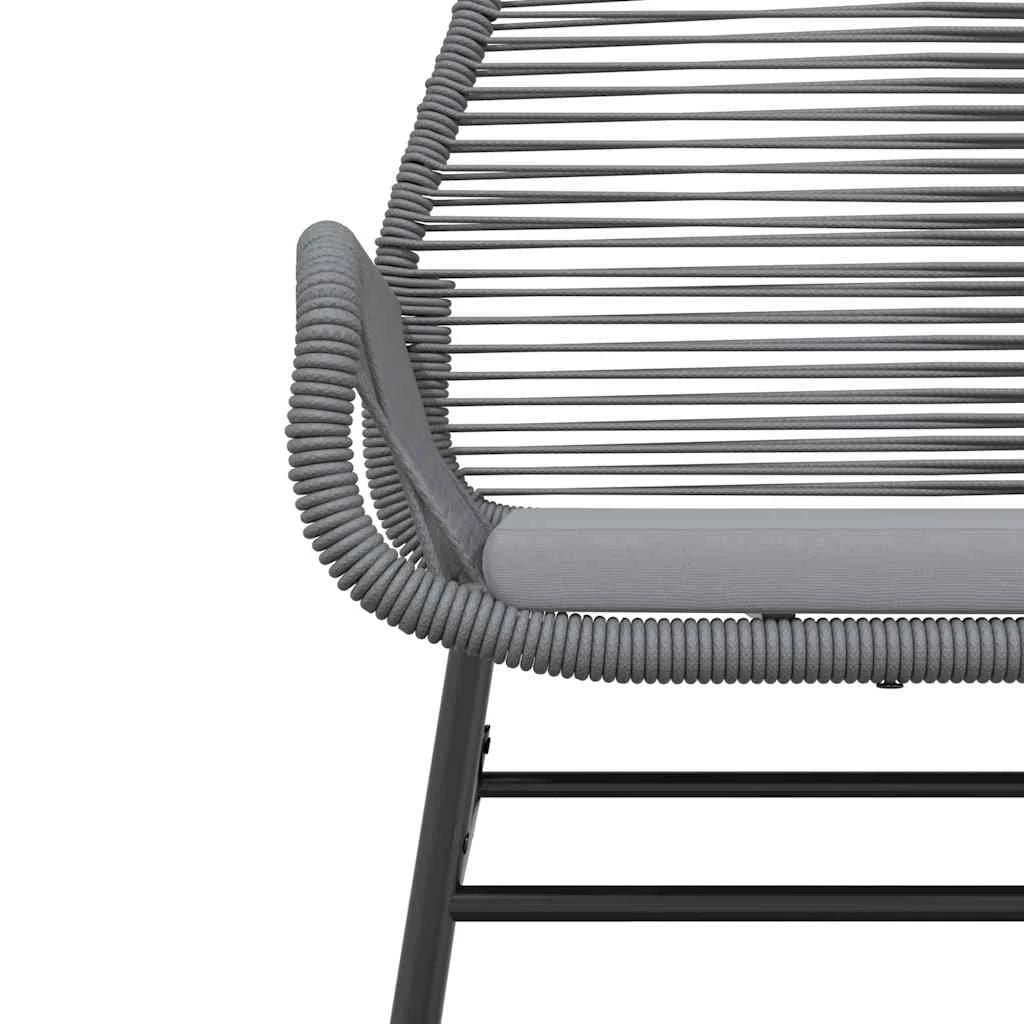 vidaXL 7 Piece Patio Dining Set with Cushions Black Poly Rattan Glass