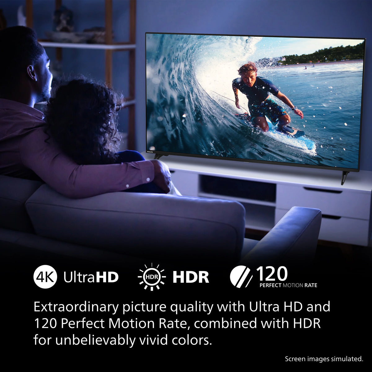 Philips 60�� Class 4K Ultra HD (2160p) Google Smart LED TV (60PUL7555/F7)
