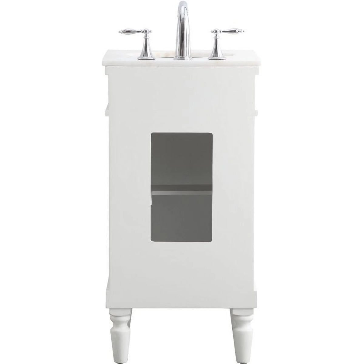 18.5 inch single bathroom vanity in blue