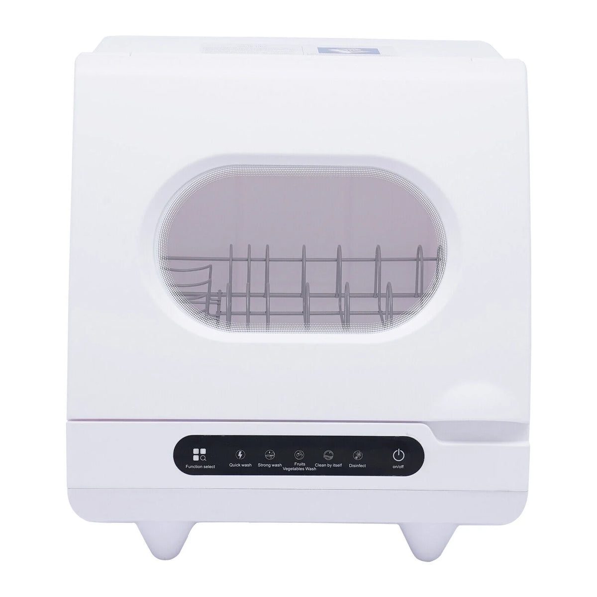 FETCOI Portable Countertop Portable Countertop Dishwasher Compact Dishwasher 5 Programs