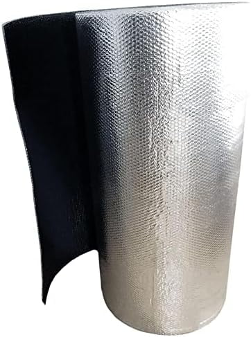 Reflective Black / Silver FOIL Double Bubble Foil Insulation Roll 4X50 200SF R8