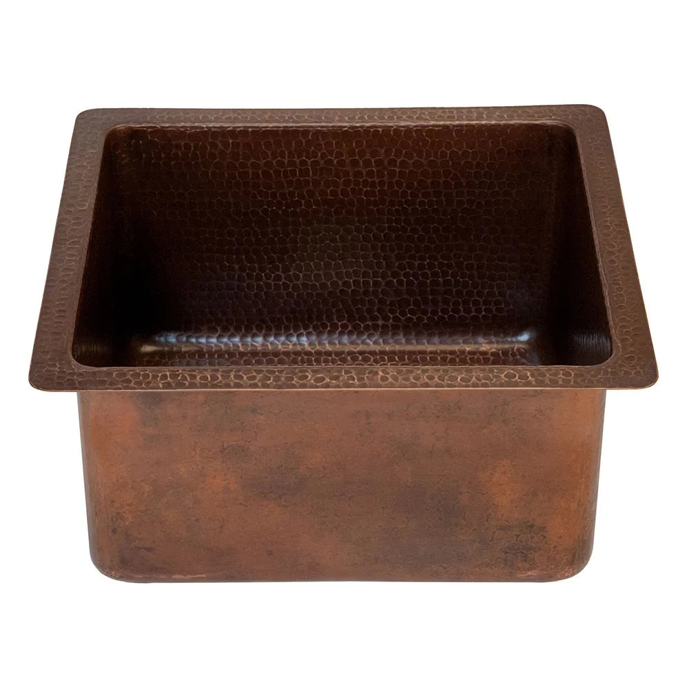 Premier Copper Products BSP5_BREC16DB-D Bar Sink and Drain Package