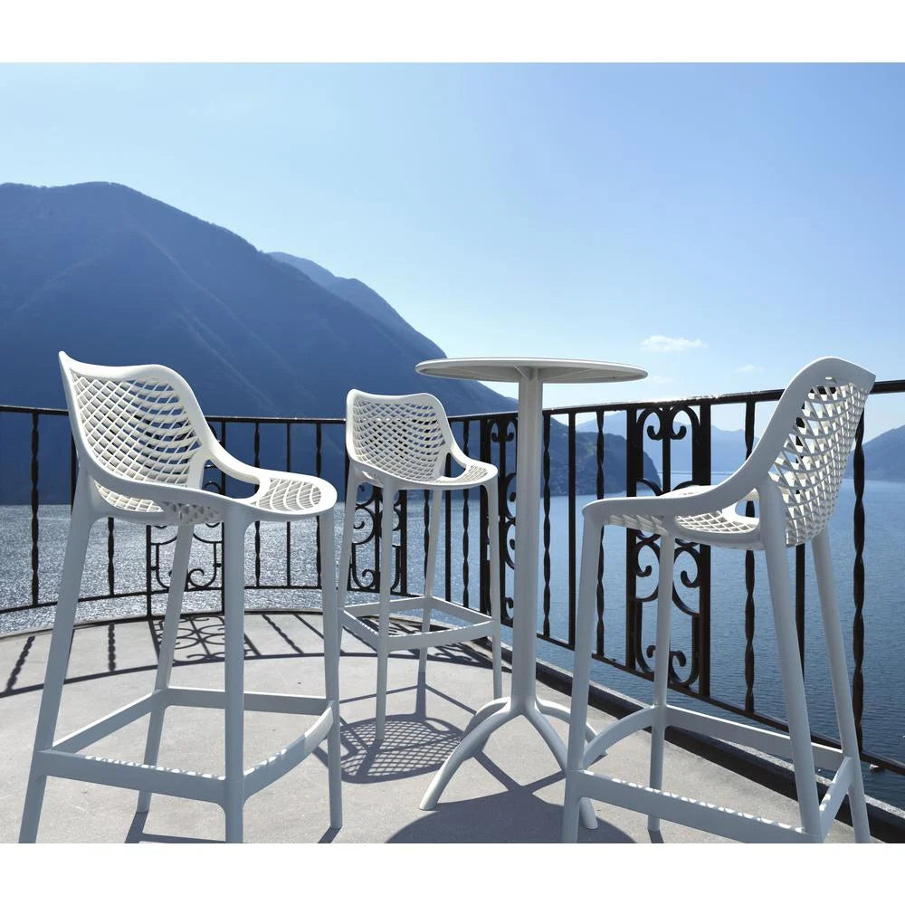 Compamia Air Patio Bar Stool in Black