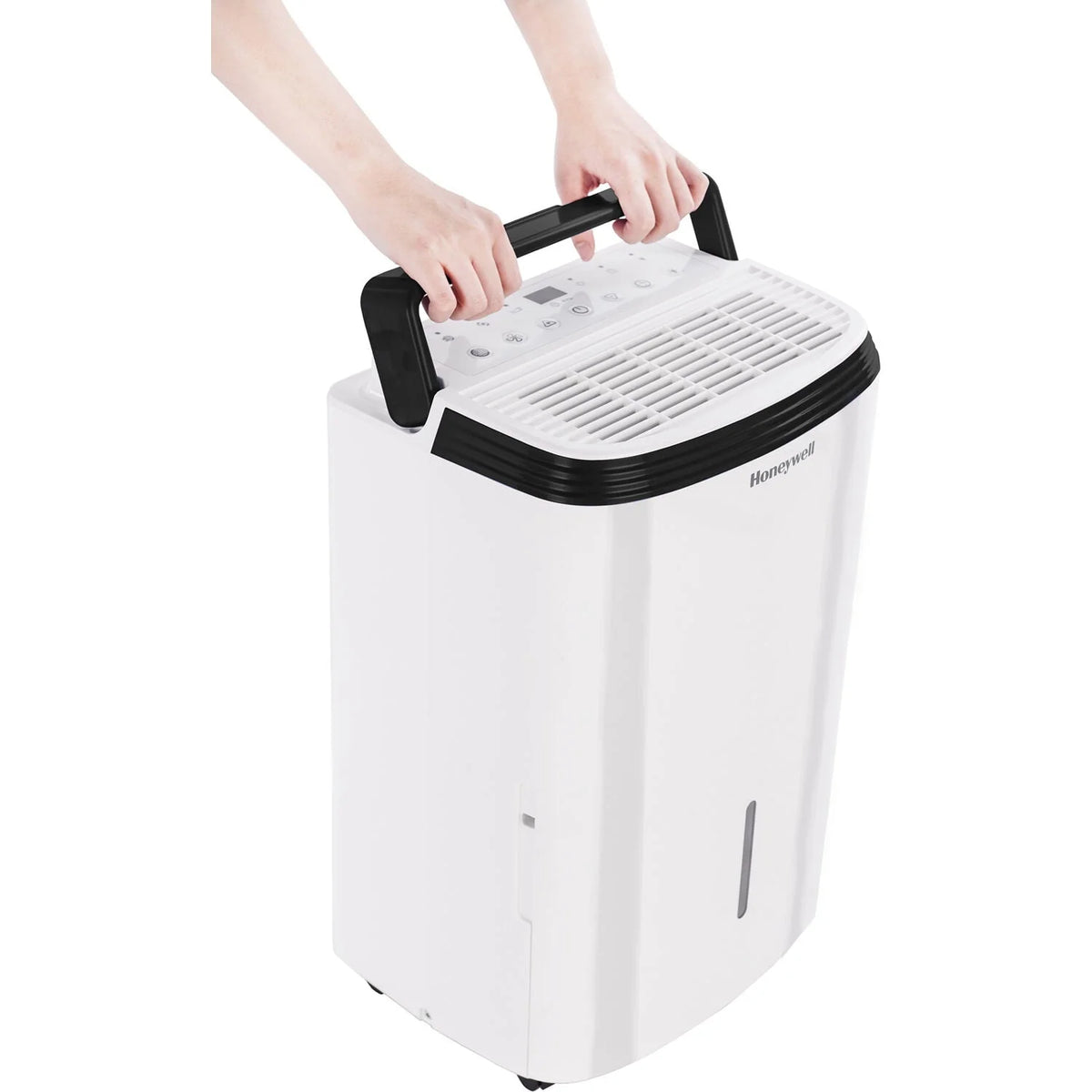Honeywel 20 pt 1,500 sq ft Dehumidifier in White - Energy Efficient, Adjustable Humistat