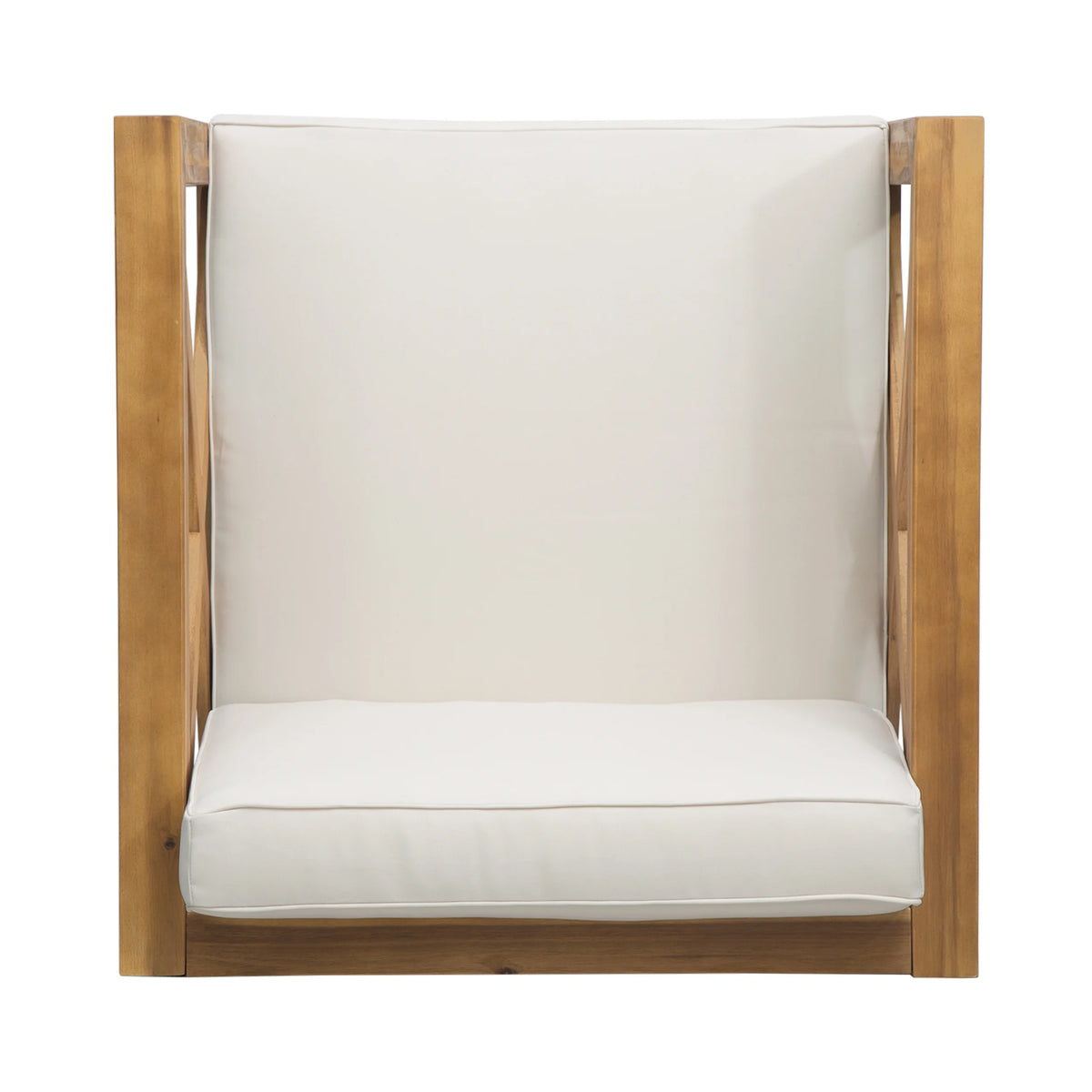 Outdoor Acacia Club Chairs