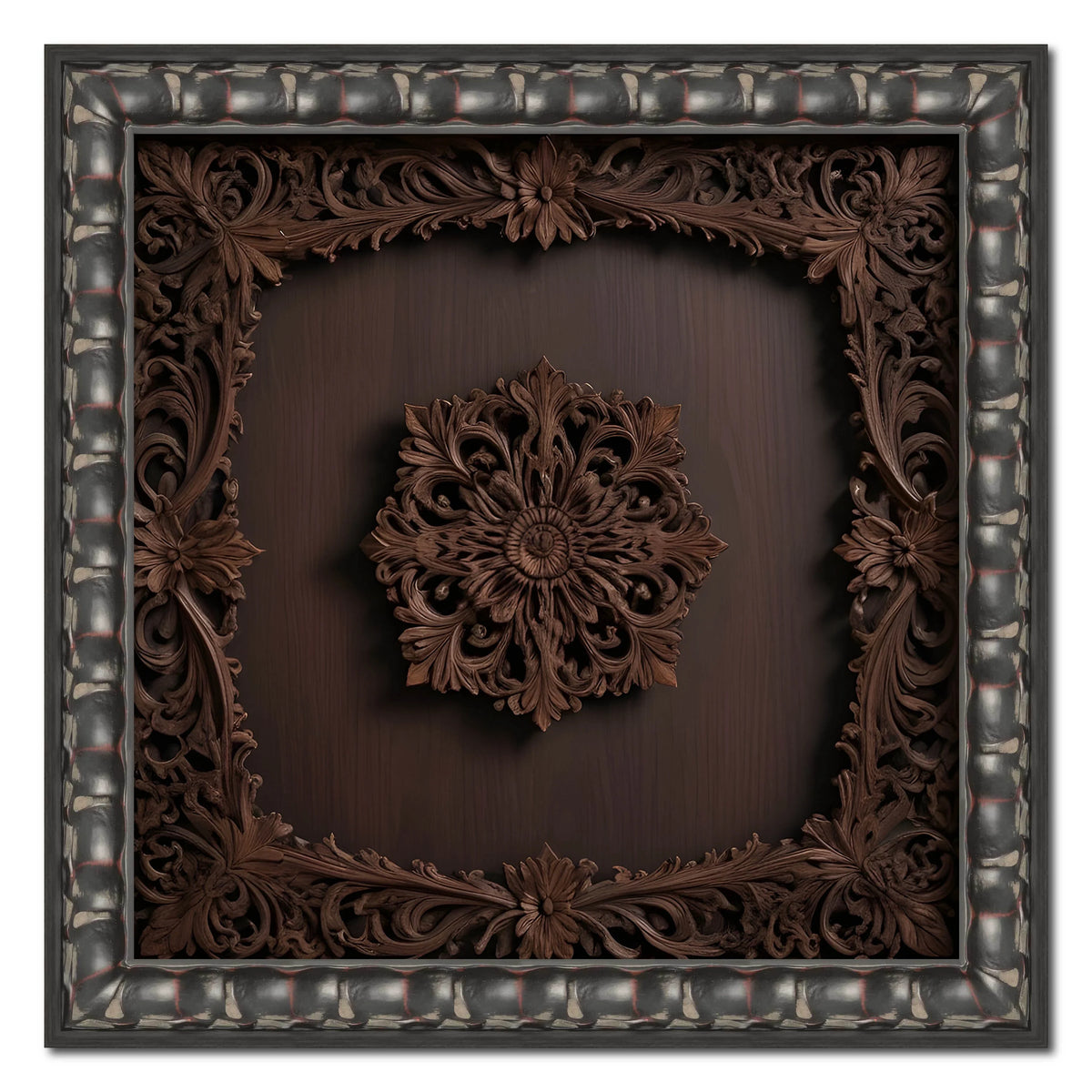 20x48 Frame Black Passaggi Solid Wood Picture Frame Width 1.5 Inches | Interior Depth 0.5 Inches |