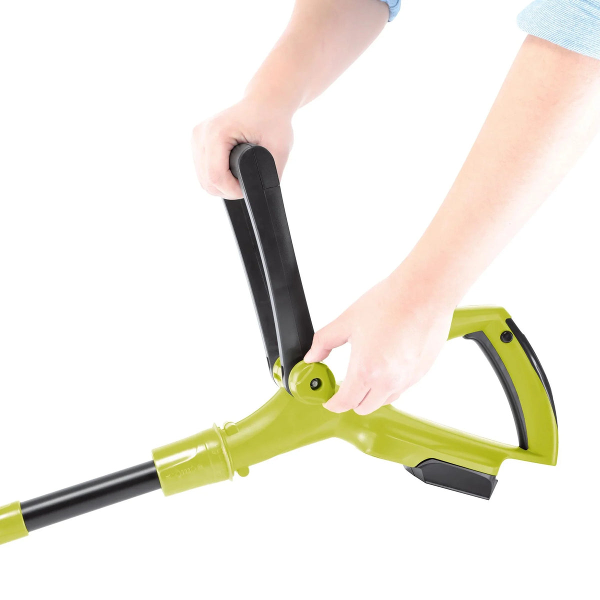 Sun Joe 10�� Stringless Lawn Trimmer, Battery Charger, SharperBlade, Green, 24V-SB10-LTE