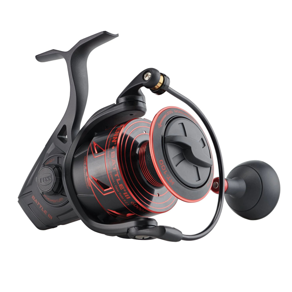 PENN Battle III Spinning Nearshore/Offshore Fishing Reel, Size 8000