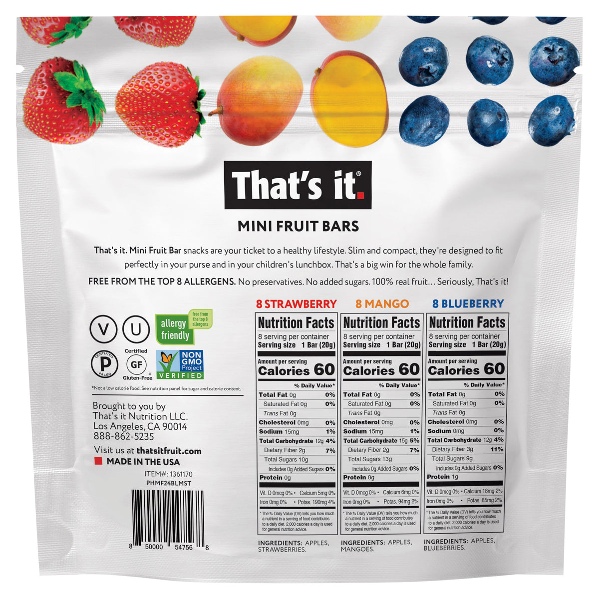 That's it Mini Fruit Bars, 24-count