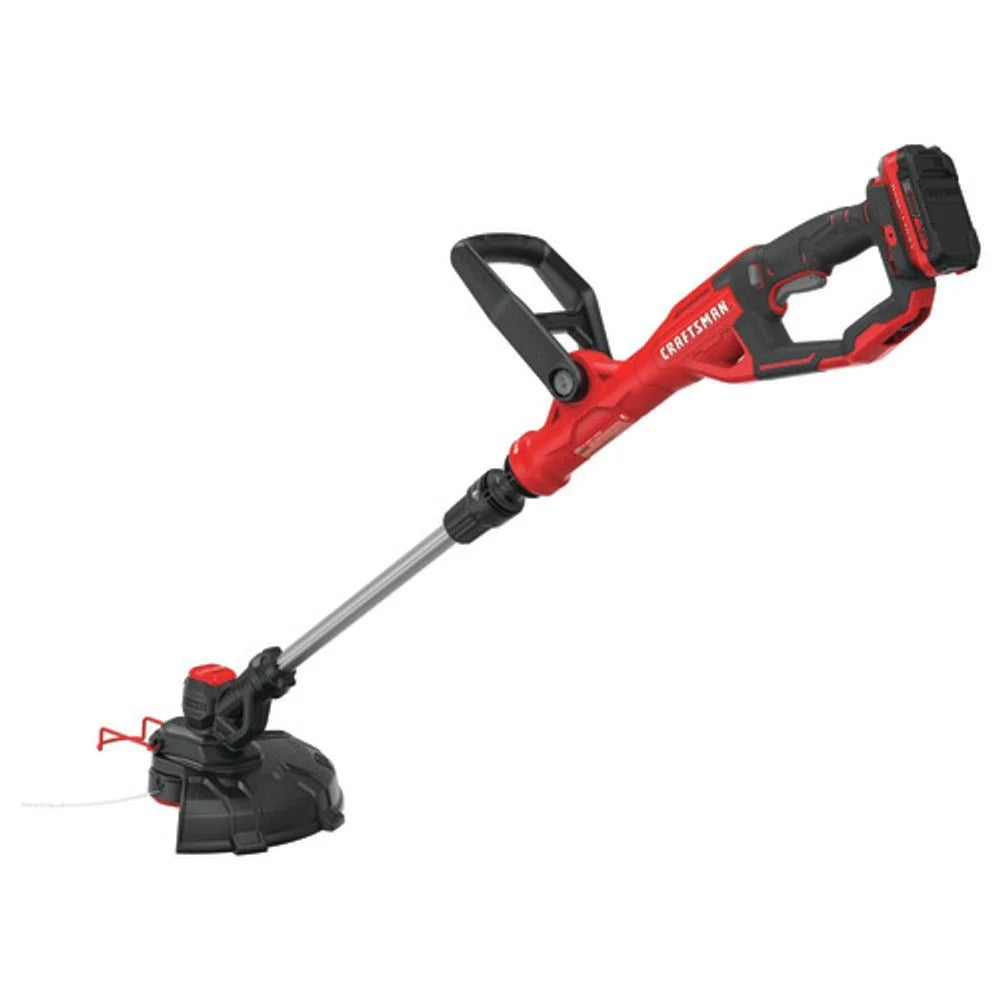 Restored Craftsman CMCST900D1R 20V WEEDWACKER Automatic Feed Lithium-Ion 13 in. Cordless String Trimmer/Edger Kit (2 Ah) (Refurbished)