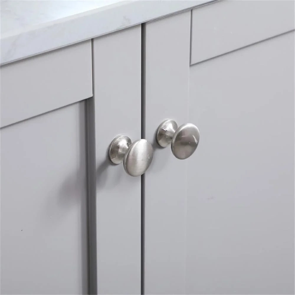 Elegant Decor Sommerville 36" Single Quartz Top Bathroom Vanity in Gray