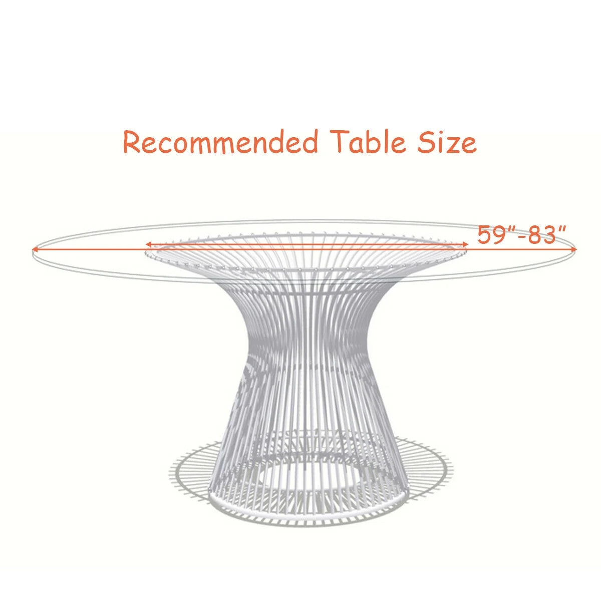 Costway 10 pcs 120'' Round Tablecloth Polyester For Home Wedding Restaurant Party White