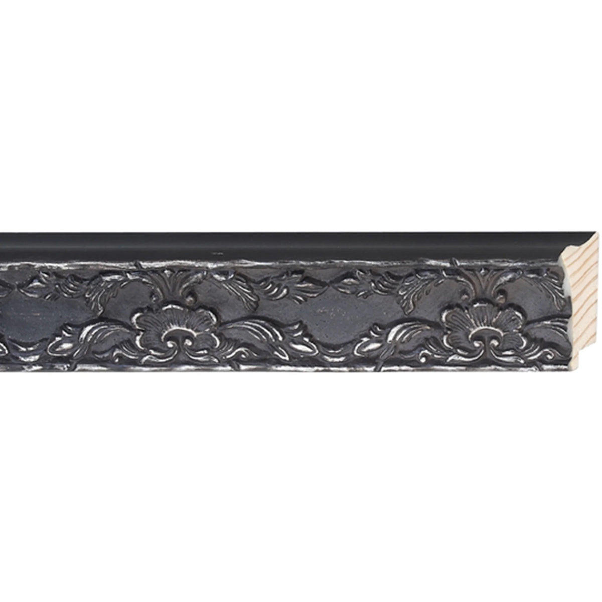 20x48 Frame Black Passaggi Solid Wood Picture Frame Width 1.5 Inches | Interior Depth 0.5 Inches |