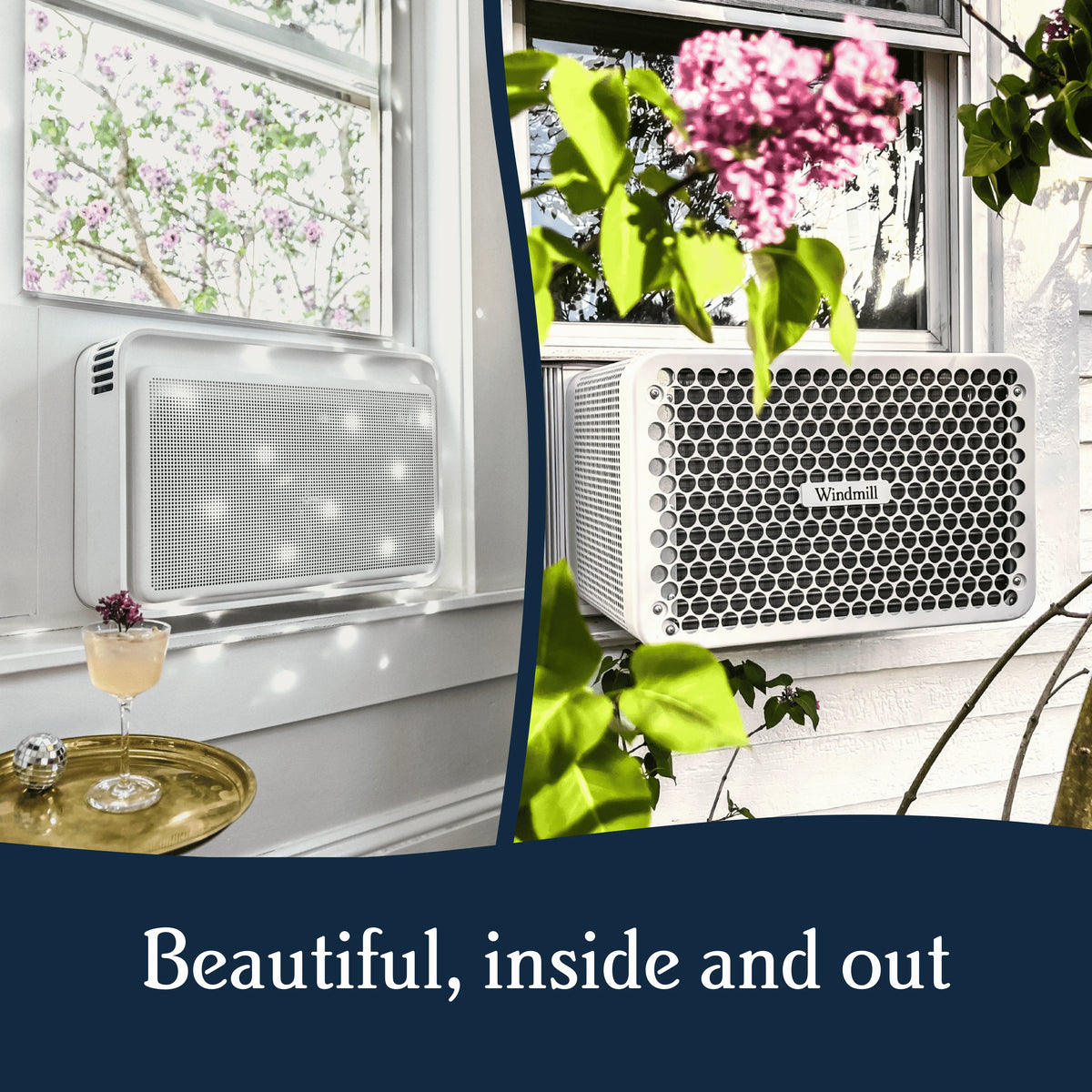 Windmill 6,000 BTU Window Air Conditioner - Quiet & Smart, Cools up to 250 Sq. Ft. - #1 Easy Install No Assembly, App/Wi-Fi, Voice-Enabled, Remote Control, 2X Insulation, White